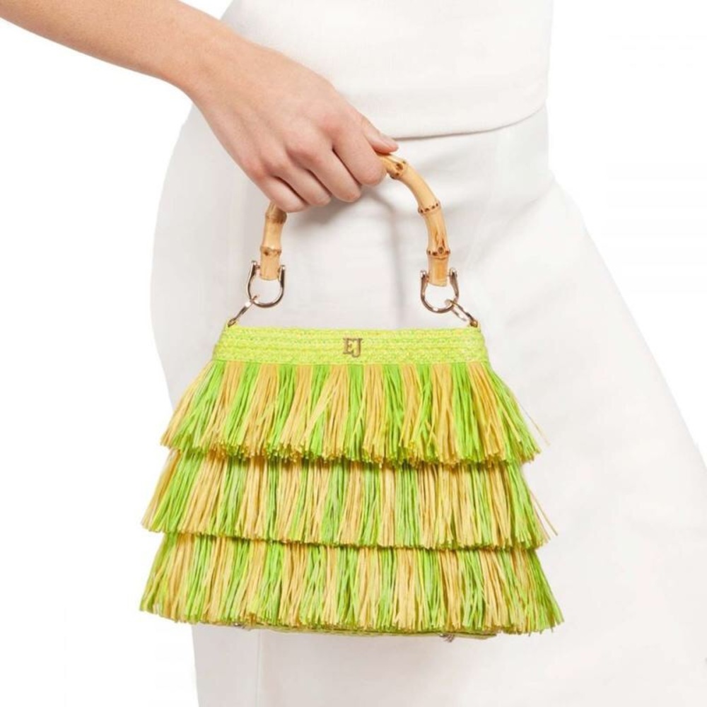 Eric Javits Lil Mambo Straw Purse